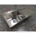 kitchen sink drainboard attached